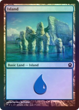 Island 235 Foil Theros Foil Singles Island 235 Foil Theros Foil Singles