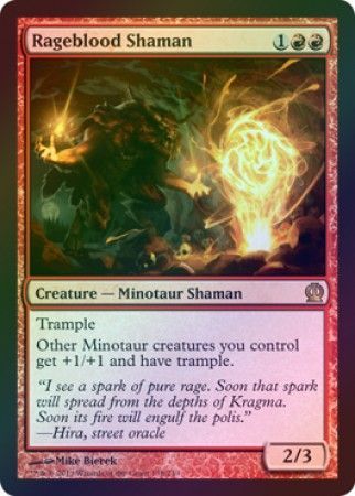 Rageblood Shaman Foil Theros Foil Singles Rageblood Shaman Foil Theros Foil Singles