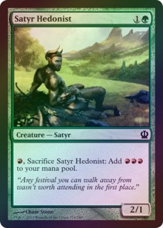 Satyr Hedonist Foil Theros Foil Singles Satyr Hedonist Foil Theros Foil Singles