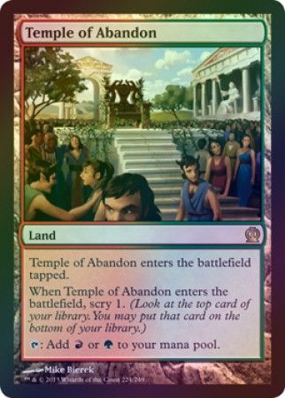 Temple of Abandon Foil Theros Foil Singles Temple of Abandon Foil Theros Foil Singles