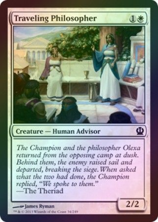 Traveling Philosopher Foil Theros Foil Singles Traveling Philosopher Foil Theros Foil Singles