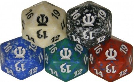 Theros Set of 5 Spindown Life Counters MTG Dice Life Counters Tokens Theros Set of 5 Spindown Life Counters MTG Dice Life Counters Tokens