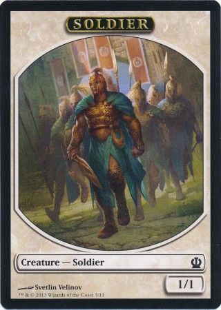 Soldier Token White 3 11 Theros Soldier Token White 3 11 Theros