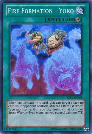 Fire Formation Yoko JOTL EN065 Super Rare Unlimited Judgment of the Light Unlimited Singles Fire Formation Yoko JOTL EN065 Super Rare Unlimited Judgment of the Light Unlimited Singles