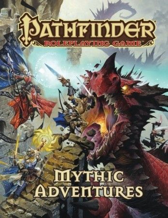 Pathfinder Mythic Adventures hardcover rulebook companion Pathfinder RPG PZO1126 Pathfinder Roleplaying Game Pathfinder Mythic Adventures hardcover rulebook companion Pathfinder RPG PZO1126 Pathfinder Roleplaying Game