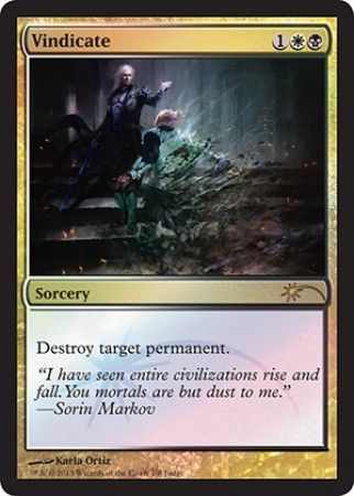 Vindicate 2013 Judge Foil Magic The Gathering Promo Cards Vindicate 2013 Judge Foil Magic The Gathering Promo Cards