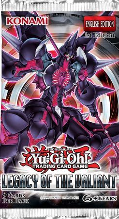 Legacy of the Valiant Booster Pack 1st Edition LVAL Yugioh Yu Gi Oh Sealed Product Legacy of the Valiant Booster Pack 1st Edition LVAL Yugioh Yu Gi Oh Sealed Product