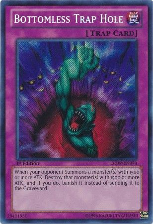 Image result for yugioh bottomless trap hole