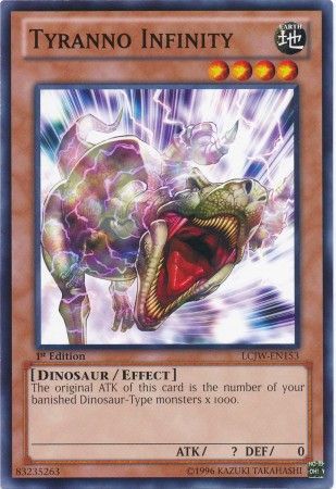 Tyranno Infinity LCJW EN153 Common Legendary Collection 4 Joey s World LCJW Tyranno Infinity LCJW EN153 Common Legendary Collection 4 Joey s World LCJW