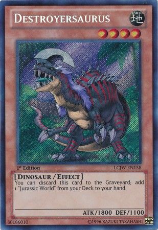 Destroyersaurus LCJW EN158 Secret Rare Destroyersaurus LCJW EN158 Secret Rare