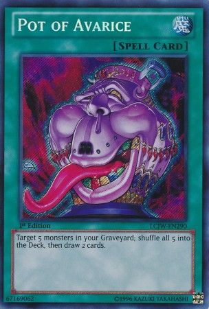 YugiohPot of Avarice Various Sets Common NM