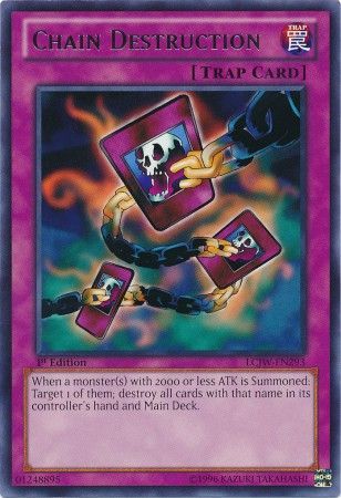 Chain Destruction LCJW EN293 Rare Legendary Collection 4 Joey s World LCJW Chain Destruction LCJW EN293 Rare Legendary Collection 4 Joey s World LCJW