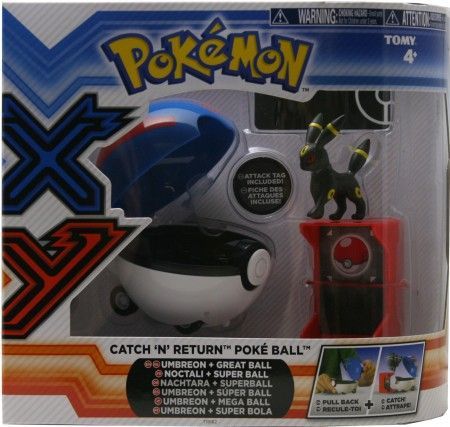 Umbreon & Great Ball Catch 'n' Return Poke Ball Toy (Pokemon X&Y)