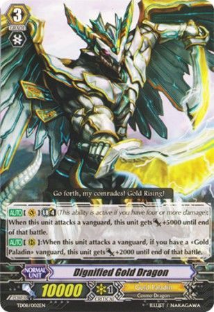 Dignified Gold Dragon TD08 002EN Dignified Gold Dragon TD08 002EN