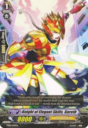 Knight of Elegant Skills Gareth TD08 009EN Trial Deck 8 Liberator of the Sanctuary Singles Knight of Elegant Skills Gareth TD08 009EN Trial Deck 8 Liberator of the Sanctuary Singles