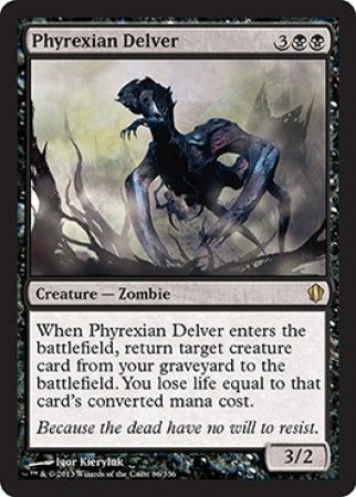 Phyrexian Delver Commander 2013 Singles Phyrexian Delver Commander 2013 Singles