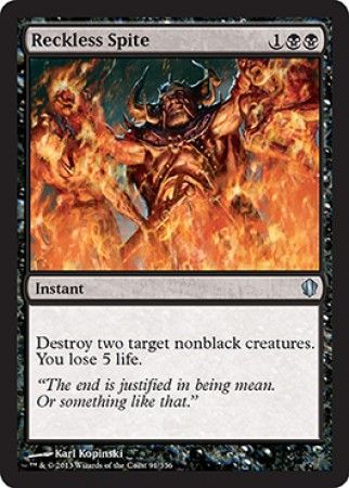 Reckless Spite Commander 2013 Singles Reckless Spite Commander 2013 Singles