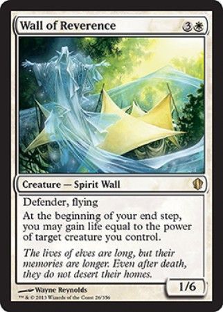 Wall of Reverence Commander 2013 Singles Wall of Reverence Commander 2013 Singles