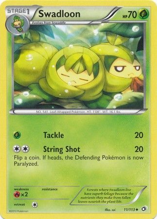 Swadloon 11 113 Uncommon Black White 11 Legendary Treasures Singles Swadloon 11 113 Uncommon Black White 11 Legendary Treasures Singles