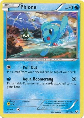 Phione - 27/100 - Rare - Reverse Holo - Pokemon Singles