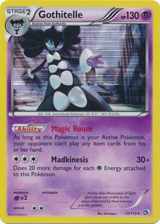 Gothitelle 72 113 Holo Rare Gothitelle 72 113 Holo Rare