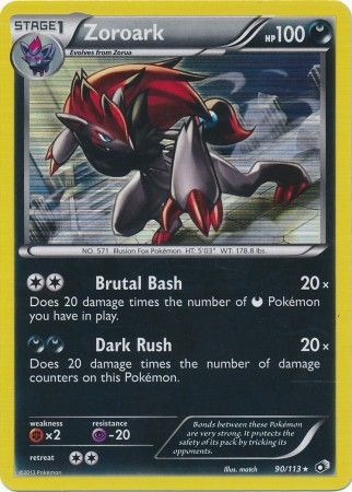 Zoroark 90 113 Holo Rare Zoroark 90 113 Holo Rare