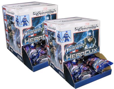 Captain America Winter Soldier Gravity Feed Case of 2 Display Boxes Marvel Heroclix Heroclix Sealed Product Captain America Winter Soldier Gravity Feed Case of 2 Display Boxes Marvel Heroclix Heroclix Sealed Product