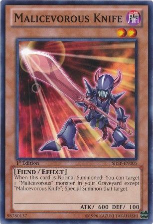Malicevorous Knife SHSP EN005 Common 1st Edition Shadow Specters 1st Edition Singles Malicevorous Knife SHSP EN005 Common 1st Edition Shadow Specters 1st Edition Singles