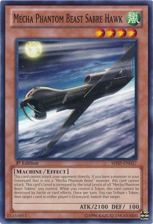 Mecha Phantom Beast Sabre Hawk SHSP EN027 Common 1st Edition Mecha Phantom Beast Sabre Hawk SHSP EN027 Common 1st Edition