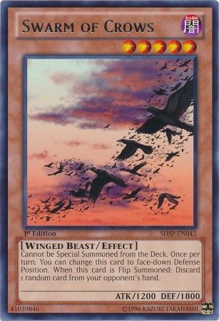 Swarm of Crows SHSP EN042 Rare 1st Edition Shadow Specters 1st Edition Singles Swarm of Crows SHSP EN042 Rare 1st Edition Shadow Specters 1st Edition Singles