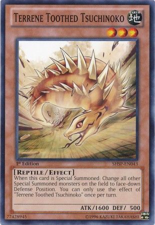 Terrene Toothed Tsuchinoko SHSP EN043 Common 1st Edition Terrene Toothed Tsuchinoko SHSP EN043 Common 1st Edition