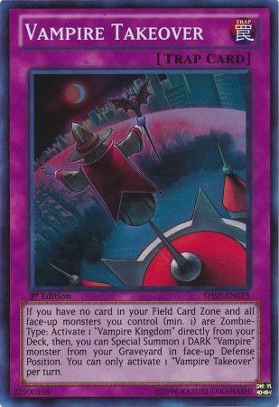 Vampire Takeover SHSP EN075 Super Rare 1st Edition Vampire Takeover SHSP EN075 Super Rare 1st Edition