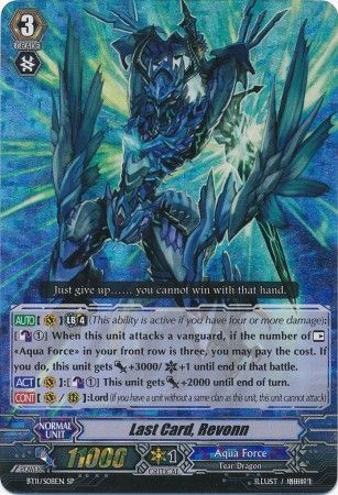 Last Card Revonn BT11 S08EN Special Parallel SP Last Card Revonn BT11 S08EN Special Parallel SP