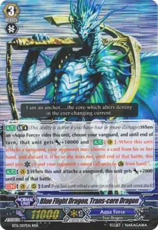Blue Flight Dragon Trans core Dragon BT11 007EN Triple Rare RRR Vol 11 Seal Dragons Unleashed Singles Blue Flight Dragon Trans core Dragon BT11 007EN Triple Rare RRR Vol 11 Seal Dragons Unleashed Singles