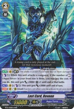 Last Card Revonn BT11 008EN Triple Rare RRR Last Card Revonn BT11 008EN Triple Rare RRR