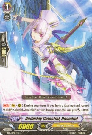 Underlay Celestial Hesediel BT11 026EN Rare R Underlay Celestial Hesediel BT11 026EN Rare R