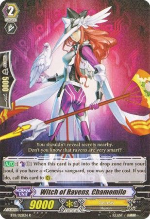 Witch of Ravens Chamomile BT11 028EN Rare R Witch of Ravens Chamomile BT11 028EN Rare R