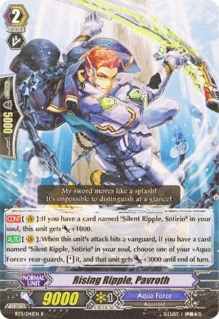 Rising Ripple Pavroth BT11 041EN Rare R Rising Ripple Pavroth BT11 041EN Rare R