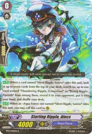 Starting Ripple Alecs BT11 042EN Rare R Starting Ripple Alecs BT11 042EN Rare R
