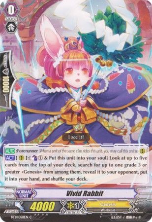 Vivid Rabbit BT11 058EN Common C Vivid Rabbit BT11 058EN Common C
