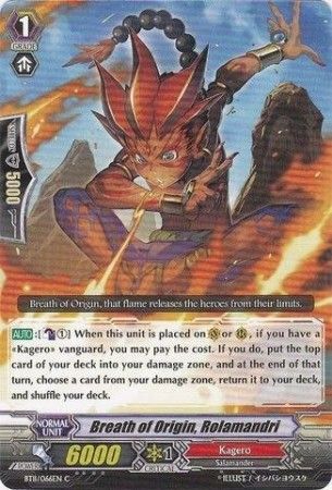 Breath of Origin Rolamandri BT11 066EN Common C Breath of Origin Rolamandri BT11 066EN Common C