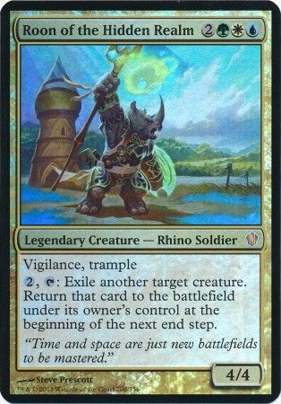 Roon of the Hidden Realm Oversized Foil Commander 2013 Singles Roon of the Hidden Realm Oversized Foil Commander 2013 Singles