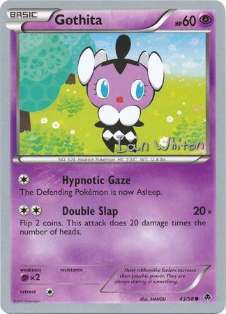 Gothita 43 98 World Championship Card WC Pokemon World Championship Deck Singles Gothita 43 98 World Championship Card WC Pokemon World Championship Deck Singles