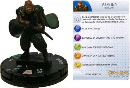Gamling 019 Lord of the Rings Two Towers Heroclix Gamling 019 Lord of the Rings Two Towers Heroclix