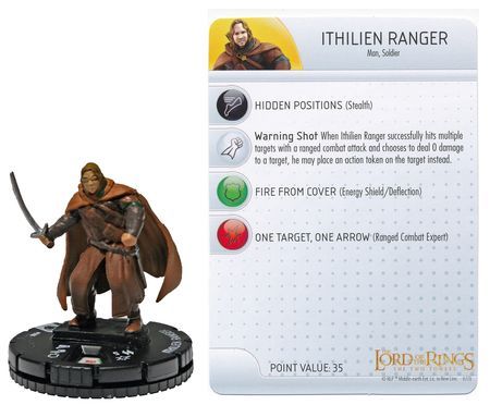 Ithilien Ranger 008 Lord of the Rings Two Towers Heroclix Ithilien Ranger 008 Lord of the Rings Two Towers Heroclix