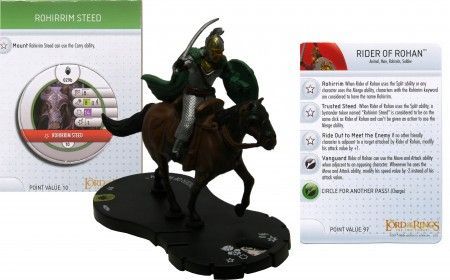 Rider of Rohan 029 W Mount Token Lord of the Rings Two Towers Heroclix Rider of Rohan 029 W Mount Token Lord of the Rings Two Towers Heroclix