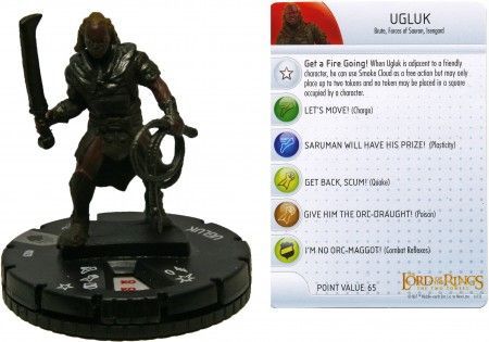 Lord of the Rings GANDALF WHITE #27 HeroClix LOTR Two Towers rare miniature #027
