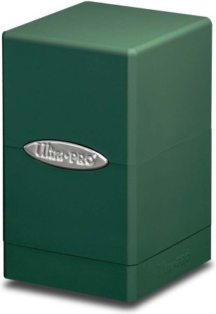 Ultra Pro Green Satin Tower Deck Box UP84176 Deck Boxes Gaming Storage Ultra Pro Green Satin Tower Deck Box UP84176 Deck Boxes Gaming Storage