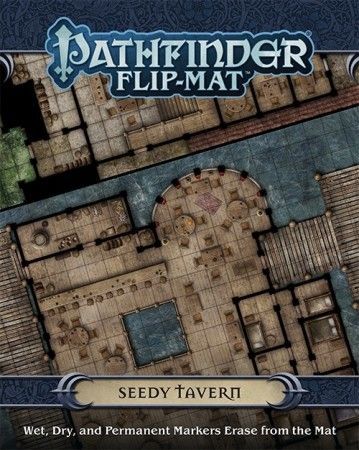 Flip Mat Seedy Tavern accessory Pathfinder Pathfinder Roleplaying Game Flip Mat Seedy Tavern accessory Pathfinder Pathfinder Roleplaying Game