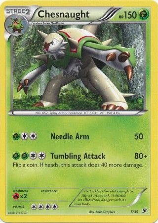 Chesnaught 5 39 Non Holo Chesnaught 5 39 Non Holo